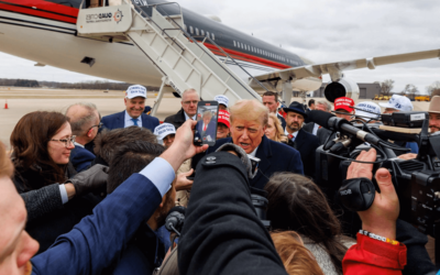 45th President of the United States Donald J. Trump to Arrive on Trump Force One in Philadelphia, Pennsylvania